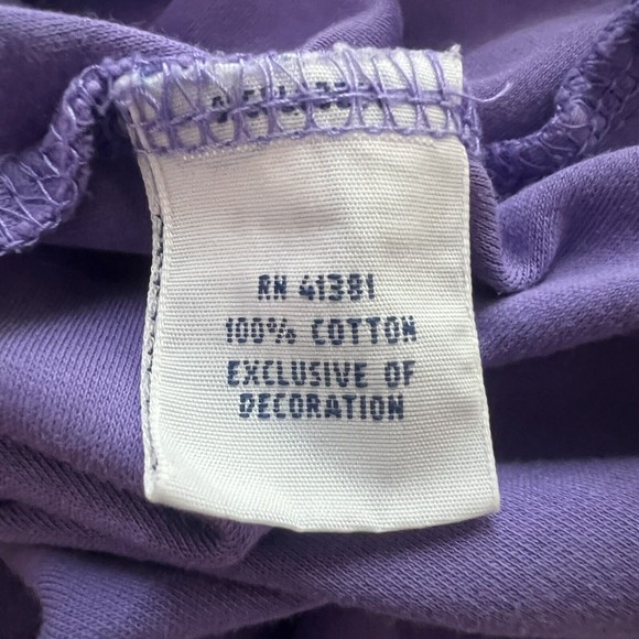 Polo Ralph Lauren Men’s Polo Shirt Solid Purple Embroidered Pony Chest Logo XL - Picture 6 of 6